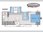 Floorplan - 2015 Jayco Jay Flight Swift 248RBS