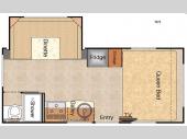 Floorplan - 2015 Lance Travel Trailers 1575