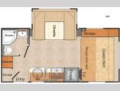 Floorplan - 2015 Lance Travel Trailers 1685