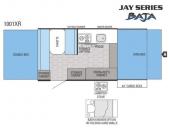 Floorplan - 2015 Jayco Baja 1001XR