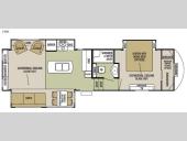 Floorplan - 2015 Forest River RV Cedar Creek Silverback 29IK