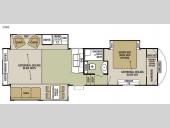 Floorplan - 2015 Forest River RV Cedar Creek Silverback 29RE