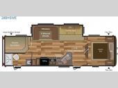 Floorplan - 2015 Keystone RV Hideout 28BHSWE
