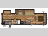 Floorplan - 2015 Keystone RV Hideout 31RBDSWE