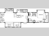 Floorplan - 2007 Forest River RV Cedar Creek 37 CKQS