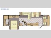 Floorplan - 2015 Fleetwood RV Bounder 35K