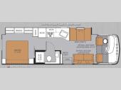 Floorplan - 2014 Thor Motor Coach Hurricane 32N