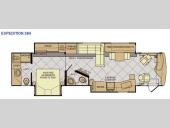 Floorplan - 2015 Fleetwood RV Expedition 38K
