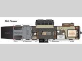 Floorplan - 2015 Keystone RV Fuzion 390 Chrome