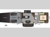 Floorplan - 2015 Keystone RV Impact 303