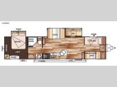 Floorplan - 2015 Forest River RV Salem 36BHBS