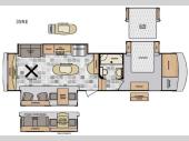 Floorplan - 2015 Winnebago Industries Towables Destination 35RE