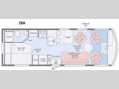 Floorplan - 2015 Itasca Tribute 26A