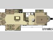 Floorplan - 2015 Open Range RV Light LF318RLS