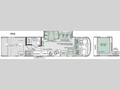 Floorplan - 2015 Thor Motor Coach Outlaw 37LS