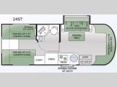 Floorplan - 2015 Thor Motor Coach Siesta Sprinter 24ST