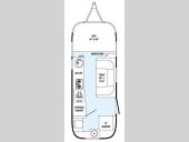 Floorplan - 2015 Airstream RV Sport 22FB