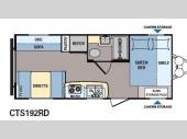 Floorplan - 2015 Dutchmen RV Coleman Expedition CTS192RD