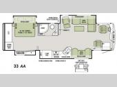 Floorplan - 2015 Tiffin Motorhomes Allegro RED 33 AA