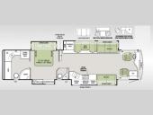 Floorplan - 2015 Tiffin Motorhomes Phaeton 40 QBH