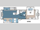 Floorplan - 2015 Dutchmen RV Denali 287RE