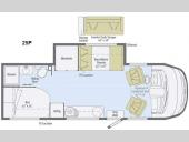Floorplan - 2015 Winnebago Via 25P