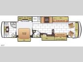 Floorplan - 2015 Newmar Ventana 4037