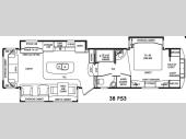 Floorplan - 2015 DRV Luxury Suites Mobile Suites 38 PS3