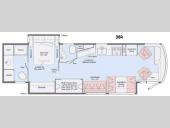 Floorplan - 2015 Winnebago Forza 38R