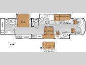 Floorplan - 2015 Thor Motor Coach Tuscany 45AT