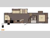Floorplan - 2015 CrossRoads RV Cruiser Aire CAF30BH