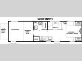 Floorplan - 2007 Forest River RV All American Sport 281FB