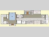 Floorplan - 2007 Gulf Stream RV Tour Master T40C