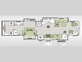 Floorplan - 2015 Tiffin Motorhomes Allegro Bus 45 LP