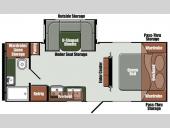 Floorplan - 2015 Gulf Stream RV Gulf Breeze Ultra Lite 24 RBS