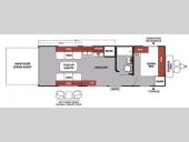Floorplan - 2015 Forest River RV XLR Nitro 24FQSL