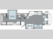 Floorplan - 2015 Holiday Rambler Vacationer 36DBT