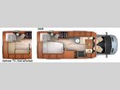 Floorplan - 2015 Leisure Travel Serenity 24CB