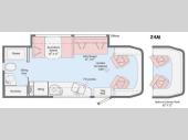 Floorplan - 2015 Winnebago View 24M