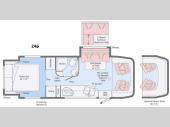 Floorplan - 2015 Winnebago View 24G