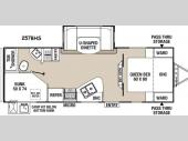 Floorplan - 2015 Coachmen RV Freedom Express 257BHS