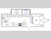 Floorplan - 2015 Prime Time RV Tracer 2670BHS