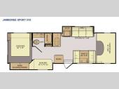 Floorplan - 2015 Fleetwood RV Jamboree Sport 31D