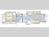 Floorplan - 2007 Monaco Executive 44 Sandia IV