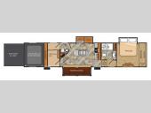 Floorplan - 2015 Forest River RV Vengeance Touring Edition 38L12
