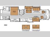 Floorplan - 2015 Thor Motor Coach Tuscany 40DX