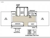 Floorplan - 2015 Forest River RV Rockwood Freedom Series 2318G