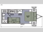 Floorplan - 2015 Coachmen RV Apex Ultra-Lite 187RB