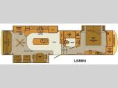 Floorplan - 2015 Lifestyle Luxury RV Lifestyle LS38RS