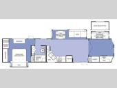 Floorplan - 2015 Forest River RV Cedar Creek Cottage 40CD